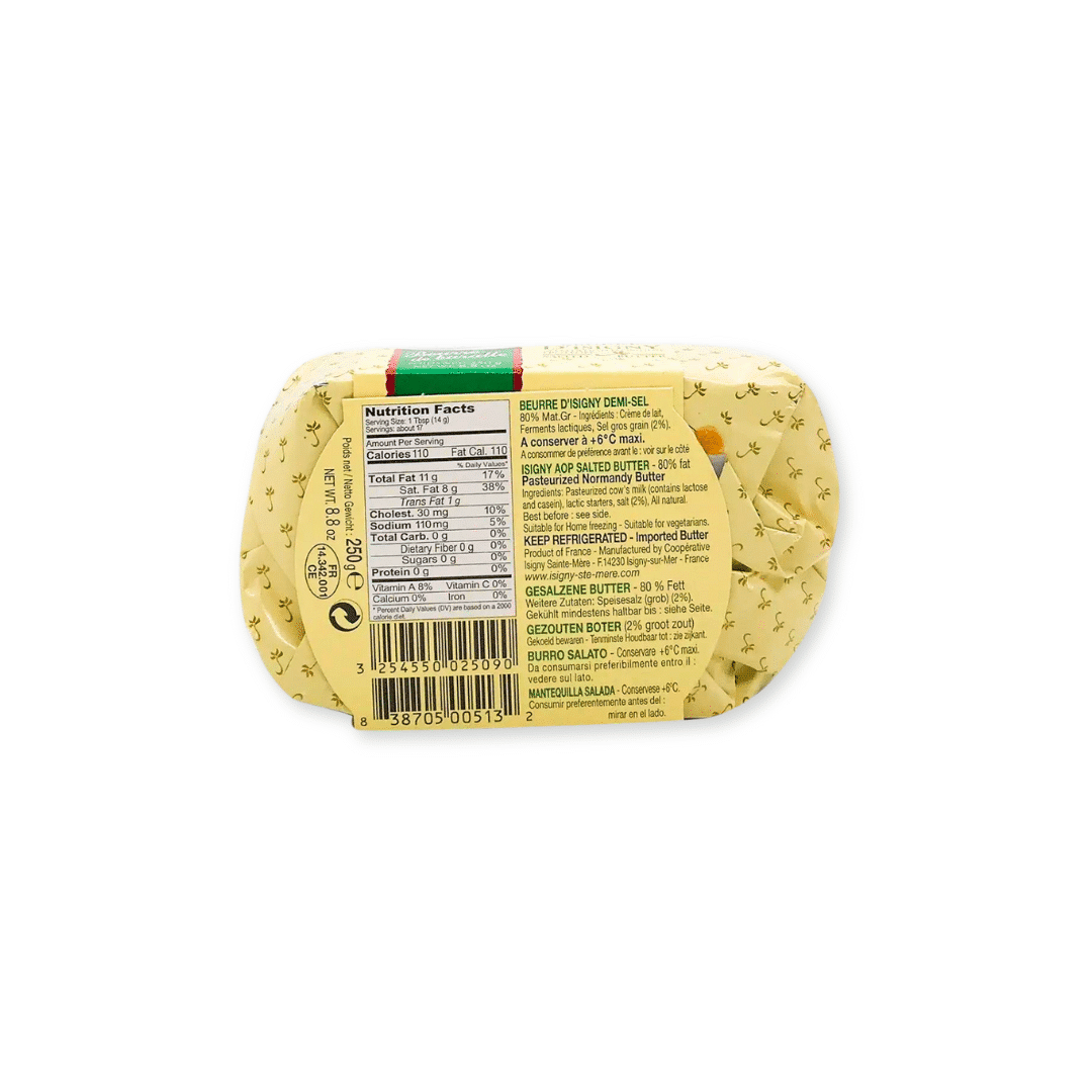 French Salted Butter by Isigny Sainte-Mère