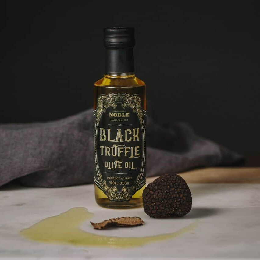 Handcrafted Black Truffle Olive Oil by Noble